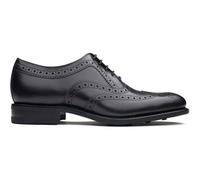 Loake Mens Maxted Shoes - Black Leather - Size UK 6