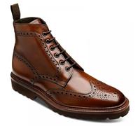Loake Mens Pegasus Hand-Painted Calf Leather Brogue Derby Boots 9.5 UK