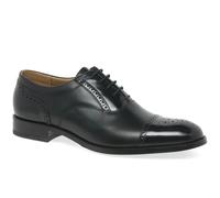 Loake Woodstock Wide Fit Half Brogues Loake Loake Woodstock Wide Fit Half Brogues Black 10 1/2