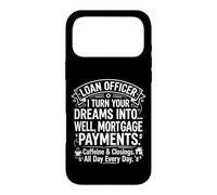 Loan Officer Dreams Into Mortgage Payments Typography Design Case for iPhone 17 Pro Max
