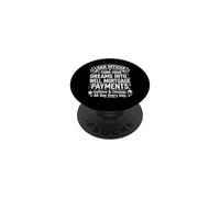 Loan Officer Dreams Into Mortgage Payments Typography Design PopSockets Adhesive PopGrip