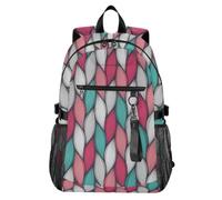 Loancwa Creative Macramé Rope Backpack Travel Laptop Backpacks Purse for Women Men Teens Girls School Bag College Bookbag Water Resistant Casual Daypack