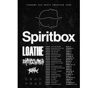 Loathe USA Tour A4 Print Poster Wall Art Home Decor Album Gift Present Photo Living Room Dining Room Bedroom Unframed Concert Tour Gig Live Music No4