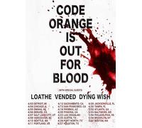 Loathe USA Tour A4 Print Poster Wall Art Home Decor Album Gift Present Photo Living Room Dining Room Bedroom Unframed Concert Tour Gig Live Music Arena