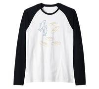 Loaves and Fishes Christian Jesus Christ Miracle Ministry Raglan Baseball Tee
