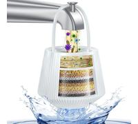 Lobamop Bathtub & Shower Filter for Sensitive Skin, Hair & Eczema Relief Softens Hard Water Bath Filter for Tub
