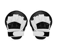 Lobamop Boxing Leather Punch Focus Mitts,Target Training Hand Pads for Karate, Muay Thai Kick, Sparring, Dojo, Martial Arts