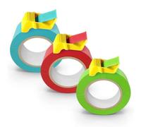 Lobamop Tape Cap Compact Tape Dispenser,3Pack for 1inch, 1-1/2inch and 2inch Masking and Painter's Tape,DIY Painting Accessories