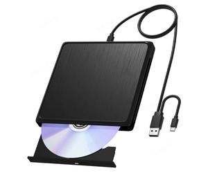 Lobamop USB3.0 External CD/DVD RW Optical Drive Long Data Cable Writer Burner for CD/DVD Players for Laptop Desktop PC 11 10