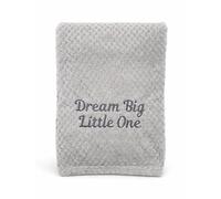 Lobeko Personalised Baby Blanket with Name Custom Newborn Blanket 75x100cm Soft Waffle Fleece Cot & Pram Blanket Embroidered Baby Gift for Baby Shower, Christening, Baby Boys & Girls