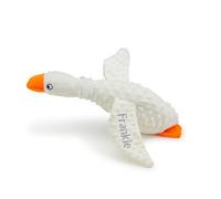 Lobeko Personalised Duck Plush Dog Toy with Honk & Crinkle Sounds Custom Embroidered with Dog’s Name Comfort Cuddle Toy for Puppies Soft Plush Dog Puppy Toy 45cm Assorted Colours (White)