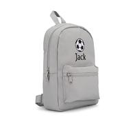 Lobeko Personalised Mini Backpack Kids Rucksack with Name Toddler Bag for Nursery, School, Travel & PE Embroidered Childrens Backpack with Unicorn, Dinosaur, Safari, Football Designs