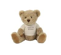 Lobeko Personalised Teddy Bear with Custom Jumper 25cm Keel Sherwood Soft Toy Plush Stuffed Animal Gift for Baby Child Birthday Anniversary Get Well Christening or Fathers Day Keepsake