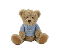 Lobeko Personalised Teddy Bear with Custom Jumper 25cm Keel Sherwood Soft Toy Plush Stuffed Animal Gift for Baby Child Birthday Anniversary Get Well Christening or Fathers Day Keepsake