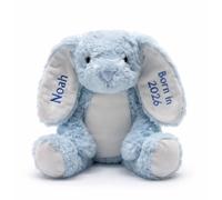 Personalised Bunny Teddy Embroidered Baby Gift Plush Soft Toy Christening