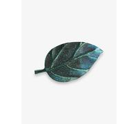 Lobjet Lobjet Cenote Leaf Porcelain Platter 32cm x 17cm Green M