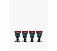Lobjet Lobjet Prism Wine Glasses Set Of Four Bordeaux