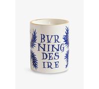 Lobjet Lobjet Ruan Hoffmann Burning Desire Scented Candle 350g White Blue And Gold