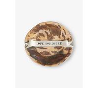 Lobjet Lobjet Ruan Hoffmann Collection Love You More Earthenware Plate 27cm Metallic