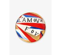 Lobjet Lobjet Ruan Hoffmann L'Amour Fou Canape Plate 16cm Red White Blue And Gold