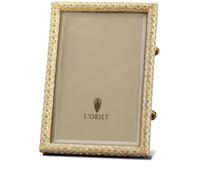 L'Objet Rectangular Pave photo frame (10cm x 15cm) - Gold One Size