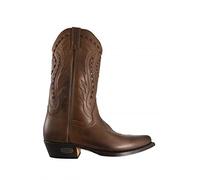 Loblan Boots 2073 Brown Leather Classic Cowboy Original Western Hand Made UK - 9