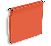 L'Oblique - Box of 25 Filing Cabinet Suspension Files A4 30 mm Base Orange