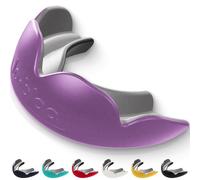 lobloo® PRO-FIT Sports Mouthguard - Ultra Slim 1mm | Dentist-Level Protection | Precision Vacuum-Fit | Oxygen Performance | MMA, Boxing, Football, Basketball. (Large +14yrs, Purple)