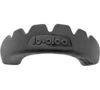 lobloo® Slick Vacuum-fit impressionless Dual-Density mouthguard for High Contact Sports as MMA, Hockey, Football, Rugby. Medium 10-13yrs, Black