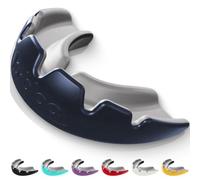 lobloo® Slick Vacuum-fit impressionless Dual-Density mouthguard for High Contact Sports as MMA, Hockey, Football, Rugby. Large +14yrs, Navy