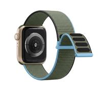 Lobnhot Nylon Strap Compatible with Apple Watch Strap 40 mm 38 mm 41 mm, Adjustable Sport Bracelet Compatible with iWatch Series 7 SE 6 5 4 3 2 1 (38/40/41mm-Inverness Green)