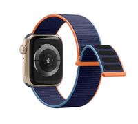 Lobnhot Nylon Strap Compatible with Apple Watch Strap 44 mm 40 mm 38 mm 42 mm 41 mm 45 mm 46 mm, Adjustable Sports Bracelet Compatible with iWatch Series 10 9 8 7 SE 6 5 4 3 2 1, deep navy,