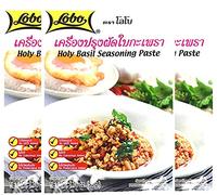 Lobo Holy Basil Seasoning Paste 3.76 Oz. (Pack of 3)