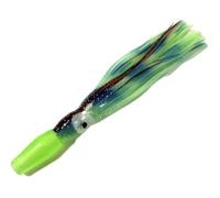 Lobo Lures 2.0 Micro-Typhoon UV 7" Ballyhoo Lure Mahi Tuna Ahi Trolling Lure Big Game Lure (Green Glow)