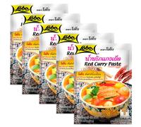 Lobo Red Curry Paste 50g - Pack of 5, by Food Sanctuary