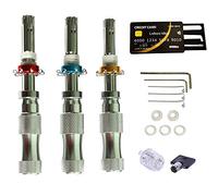 Loboo Idea Locksmith Tubular Lock Pick Set, Tubular Key Lock Pick Set Und Credit Card Lock Pick Tool , Transparent Tubular Lock Locksmith Traning Kits für Anfänger und Profi-Schlosser