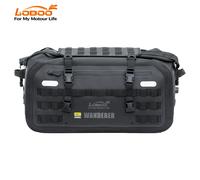 LOBOO Wanderer 50L Waterproof Tail Bag - Heavy Duty TPU Motorcycle Dry Duffle with Backpack Straps & Magnetic Roll-Top