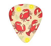 Lobster and Crab Advanced guitar pick 12 pieces Three thicknesses for bass, electric guitar, acoustic guitar bag