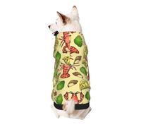 Lobster And Lemon Print Dog Hoodie For Small Dogs, Warm, Soft, And Breathable Sweatshirt, Easy To Wear Jumper, Pet Winter Weather Coat Pullover