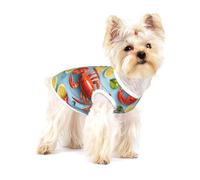 Lobster and Lemon Print Dog Shirt,Dog Shirt Vest for Small Breeds Like Chihuahuas,Yorkies, and Puppies