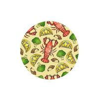 Lobster And Lemon Printing Fashion Car Air Freshener Cards 10 Pcs Car Scented Hanging Sheets