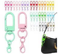 Lobster Claw Clasps 36-Piece Lightweight Metal Colorful