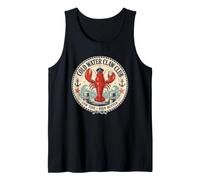 Lobster Cold Water Claw Club Low Tide High Butter Seafood Tank Top