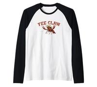 Lobster Cowboy Yee Claw Rodeo Days Raglan Baseball Tee