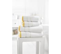 Lobster Creek Delamere Luxury Zero Twist Cotton Towels 600 GSM Ultra Soft High Absorbent Spa Quality in Yellow Lobster Creek Yellow