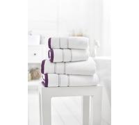 Lobster Creek Delamere Luxury Zero Twist Cotton Towels 600 GSM Ultra Soft High Absorbent Spa Quality in Purple Lobster Creek Purple