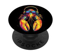 Lobster Crustaceans Large Crab Red Lobsters Cute Lobster PopSockets Adhesive PopGrip