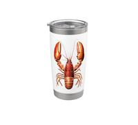 Lobster Crustaceans Large Crab Red Lobsters Cute Lobster Stainless Steel Insulated Tumbler