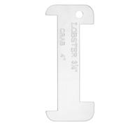 Lobster Gauge - Accurate Measurement Gear, 10cm Length Shellfish Sizing Tool, Dungeness Crab Hunting Caliiper Prop, Hard Acrylic Plastiic Sea Catch Ruler | Harvest Scale For Fishermen & Anglers
