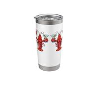 Lobster Martini Cheers Funny Summer Cocktail Beach Stainless Steel Insulated Tumbler